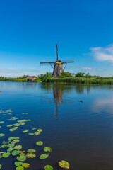 Windmills of Kinderdijk in the Netherlands