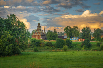 Fototapeta na wymiar View of the historical town of Suzdal, Golden Ring of Russia