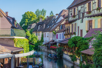 Little town of Colmar in Alsace, France