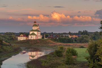 View of the historical town of Suzdal, Golden Ring of Russia