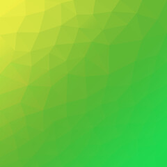 Abstract  green background. Low poly background.