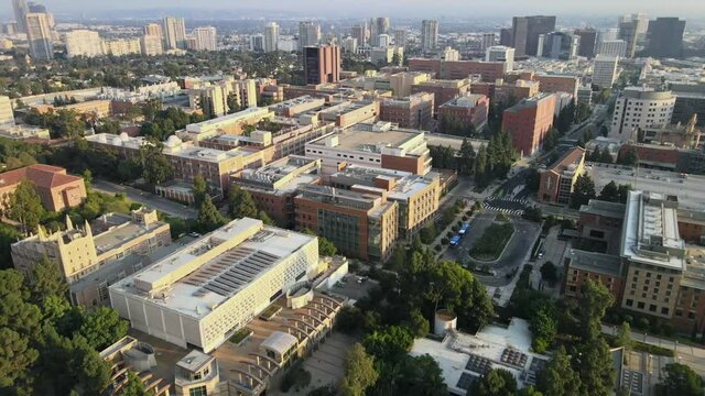 UCLA University of Souther California Drone View