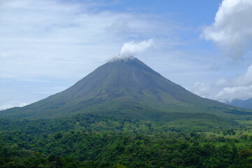 Fototapeta na wymiar Costa Rica Arenal Volcano National Park - Arenal Volcano - Volcan Arenal