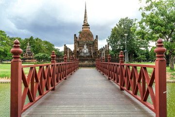 Wat Sa Si in Sukhothai Historical Park Ancient Temples of Thailand