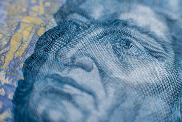 World money collection. Fragments of Hungary money