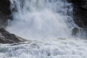 Wildfluß Kongsmoelva in Norwegen