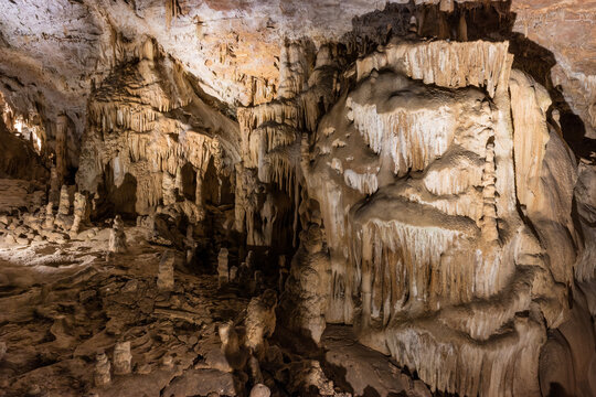 Beautiful Jura natural underground caves France