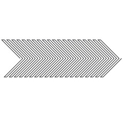 Lines Design . Vector Arrow Background.Abstract Geometrical illustration.