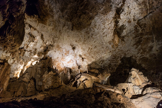 Beautiful Jura natural underground caves France