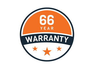 66 year warranty, 66 years warranty badge