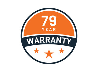 79 year warranty, 79 years warranty badge