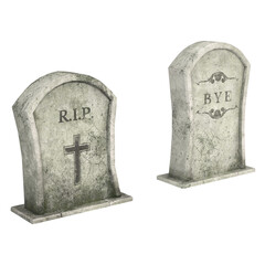 Old tombs - 3d illustration