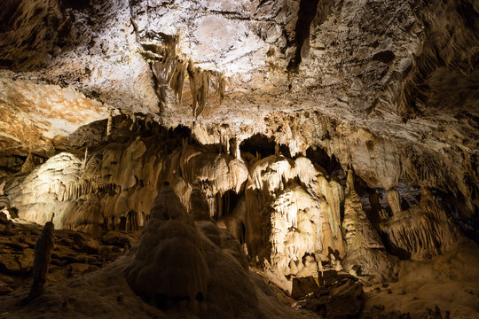 Beautiful Jura natural underground caves France