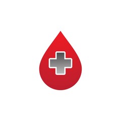 Fototapeta premium Blood ilustration logo