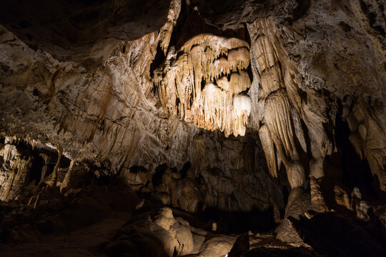 Beautiful Jura natural underground caves France