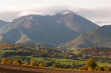 cagli landscape CATRIA  Mountain in winter marche italy