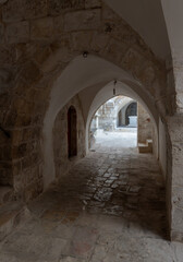 The House  Kiva - Armenian cemetery in the Armenian quarter of the old city in Jerusalem, Israel