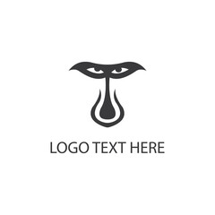 Obraz premium Letter t creative logo illustration dog design template vector