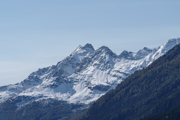Fototapeta na wymiar Braulio valley mountain range, Sondrio province, Valtellina, Lombardy, Italy
