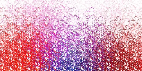 Light blue, red vector pattern with lines.