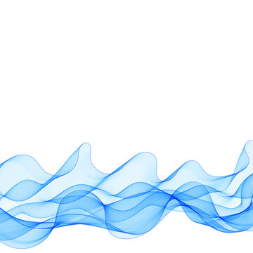 blue wave. abstract background. advertising layout. Design for brochure, banner flyer and more. eps 10 © Kateryna