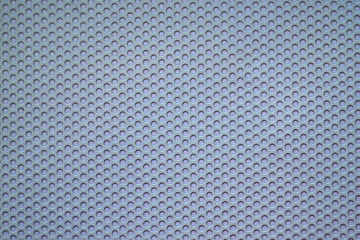 Texture of vinyl film with holes for pasting glass in transport, white