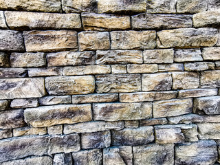 stone wall brown