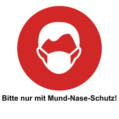 Mund Nase Schutz Maske