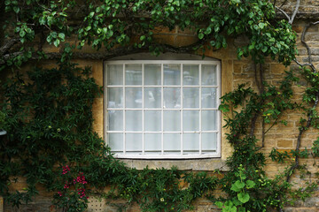 Beautiful traditional houses at Cotswolds, UK