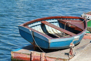 Barque au bord de l'Atlantique