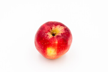 Red apple isolated on white background