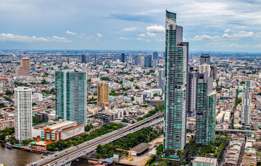 Fototapeta premium Bangkok city view Thailand Asia