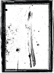 Vector Frames. rectangles for image. distress texture . Grunge Black borders isolated on the background . Dirt effect . geometric shapes for your design