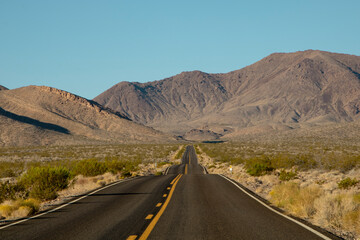 Road in Death Valley