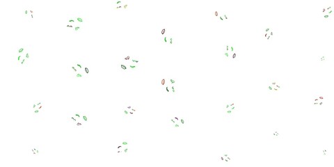 Light Green, Red vector texture with women's rights symbols.