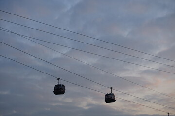 Obraz premium the funicular in Moscow