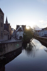 Fototapeta na wymiar Brugge Canals