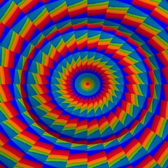 Geometric kaleidoscope, abstract Mosaic Background, colorful Futuristic Background.