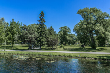 The beautiful Toronto Islands (Formerly Island of Hiawatha or Menecing). The islands are a popular...