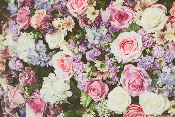 bouquet of roses background.