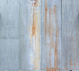 Obraz premium Old metal sheet roof texture. Pattern of old metal sheet. 