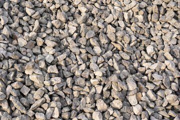 Background texture of construction gravel.