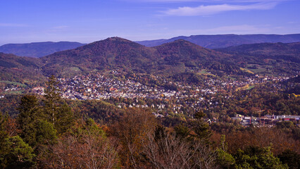 View of Baden-Baden and the Black Forest_Baden Wuerttemberg, Germany