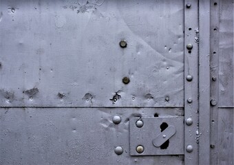 old rusty metal door background
