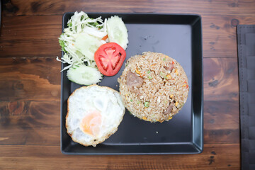 stir fried rice or fried rice with egg