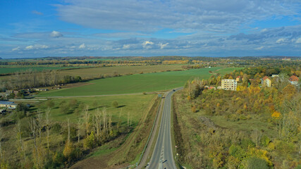 Harzvorland. Vogelperspektive.