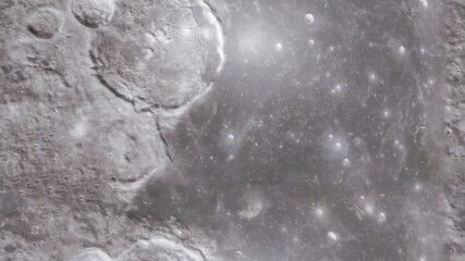 3d render, Moon high resolution image, 4k in outer space, Surface. High quality.