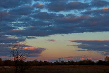 Obraz premium Sunset in the sky