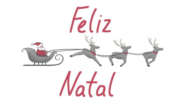 Feliz Natal anima&ccedil;&atilde;o.