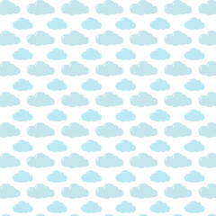seamless background sky in clouds